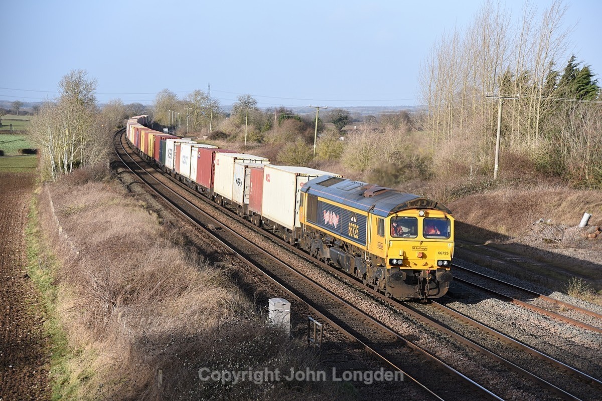 JL - 24.1.25 66725 4L04 East Mids Gateway - Peterborough NY, Elford - Latest shots