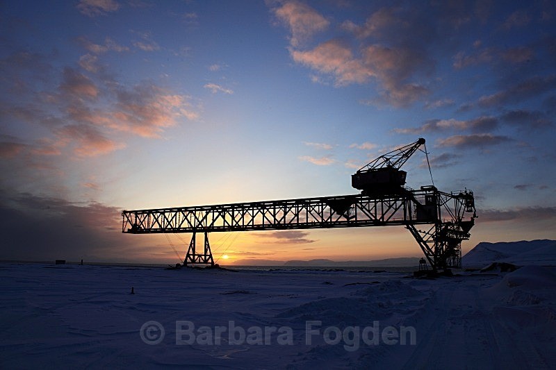 Titan crane in Longyearbyen 6636 - The daylight returns