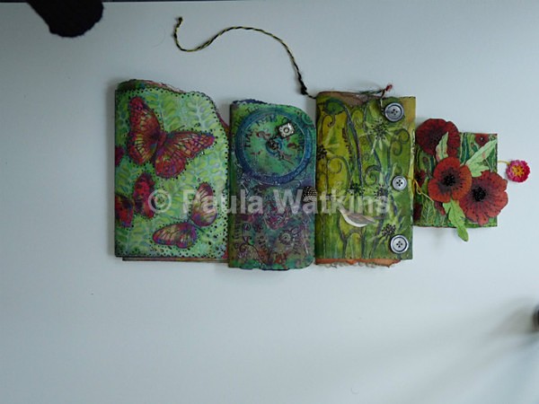 Frances Pickering inspired books - Altered Books and Handmade Books