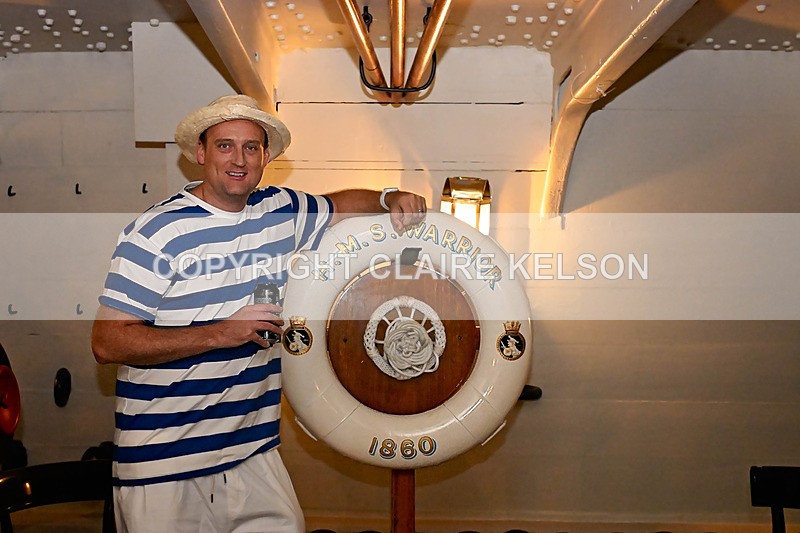 HMS PICKLE-41 - PICKLE NIGHT HMS WARRIOR 1860
