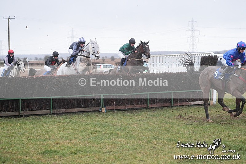 PtP 260125 546 - Cocklebarrow Point-to-Point racing with the Heythrop Hunt 26/01/25