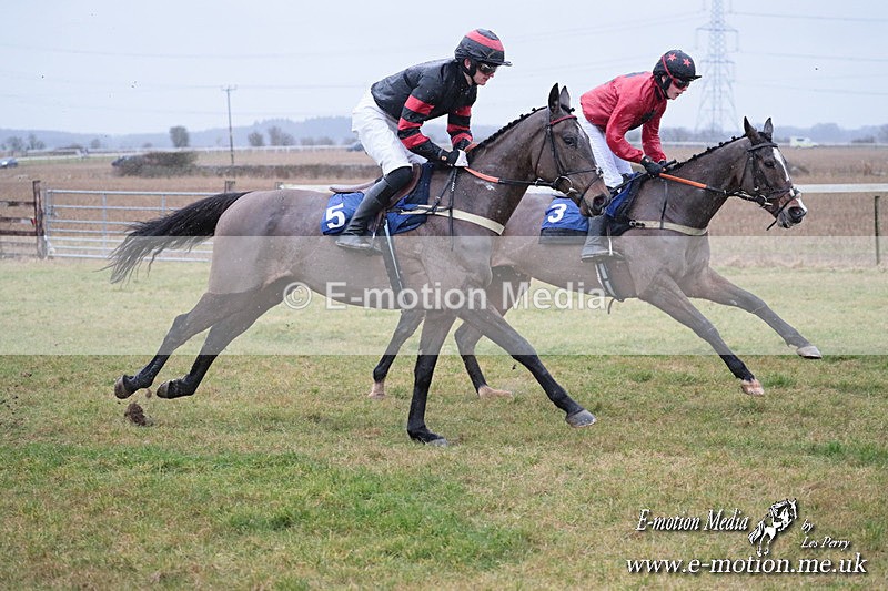 PtP 260125 53 - Cocklebarrow Point-to-Point racing with the Heythrop Hunt 26/01/25