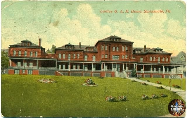 Postcard view of the Ladies G.A.R. Home in Pittsburgh