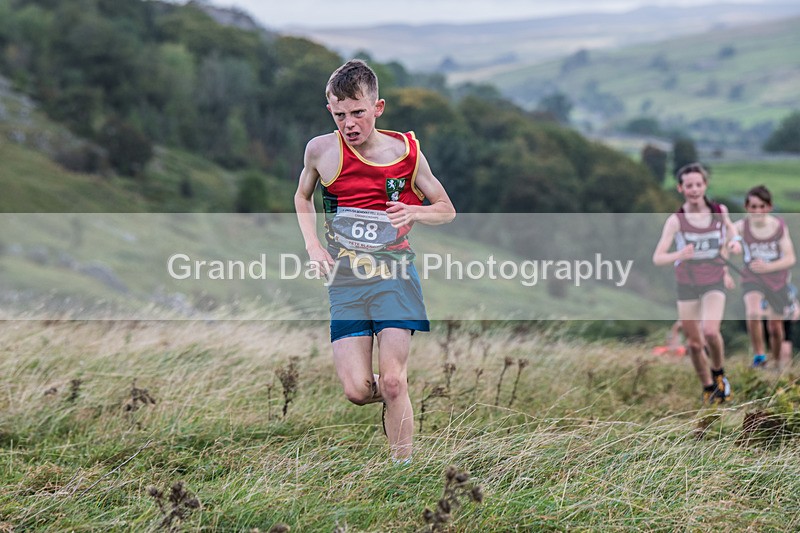 ESFRC Year 7-20 - English Schools Fell Running Championships Year 7 Giggleswick Saturday 1st October 2022