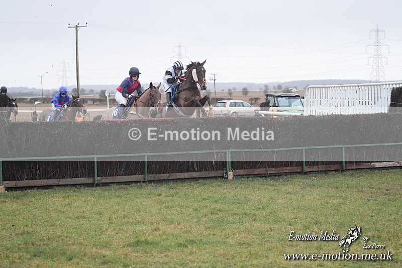 PtP 260125 531 - Cocklebarrow Point-to-Point racing with the Heythrop Hunt 26/01/25