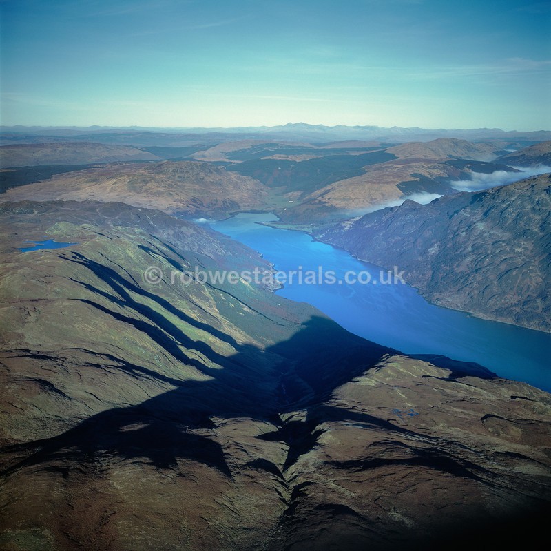 aerial pictures of Scotland west coast sea lochs of Loch Striven