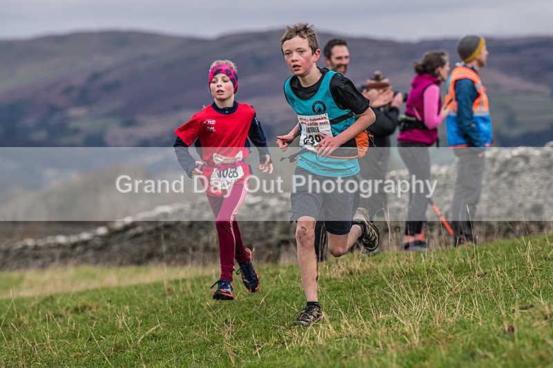 Cunswick U13-176 - Kendal Winter League Cunswick Scar Junior Under 13 Fell Race Sunday 26th January 2025