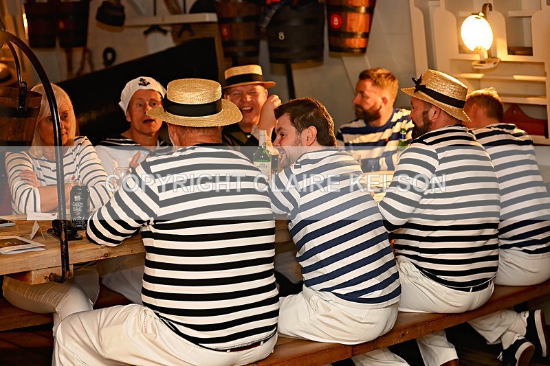 HMS PICKLE-165 - PICKLE NIGHT HMS WARRIOR 1860