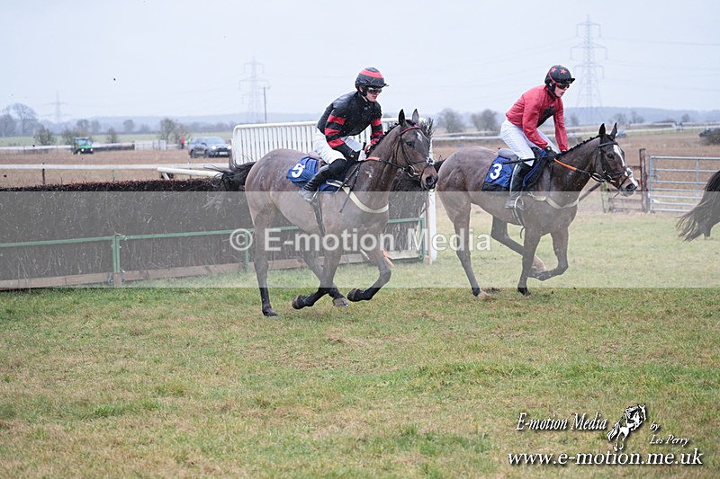 PtP 260125 46 - Cocklebarrow Point-to-Point racing with the Heythrop Hunt 26/01/25