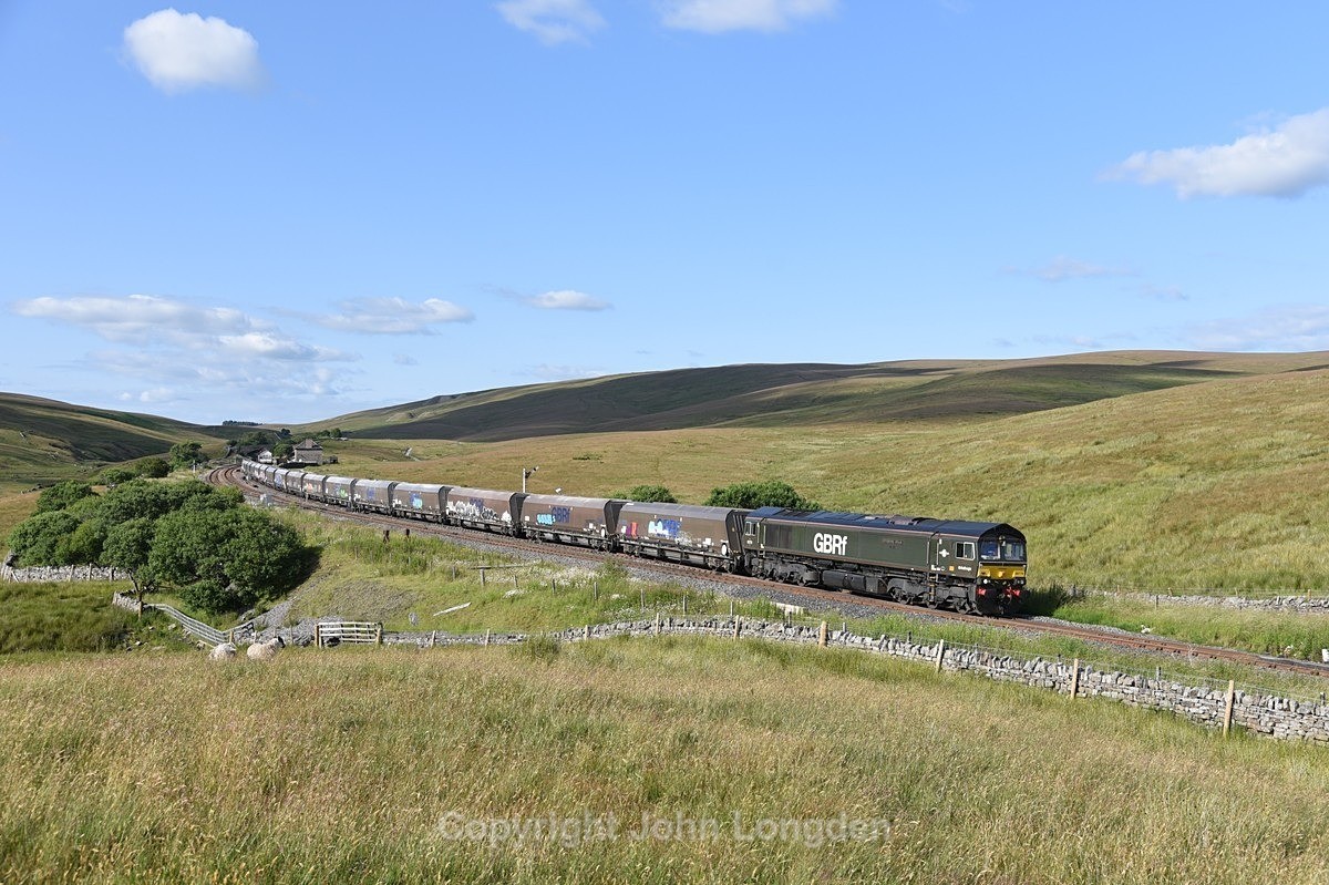 JL - 16.7.21 66779 6D77 Arcow - Hunslet, Blea Moor - Blea Moor