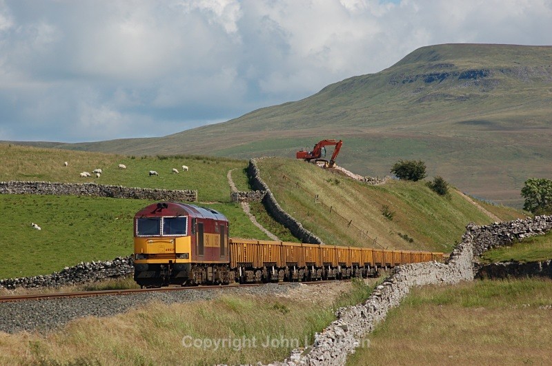 9.7.07 60029 6L12 Appleby - Carlisle, Quarry Cutting - Quarry Cutting
