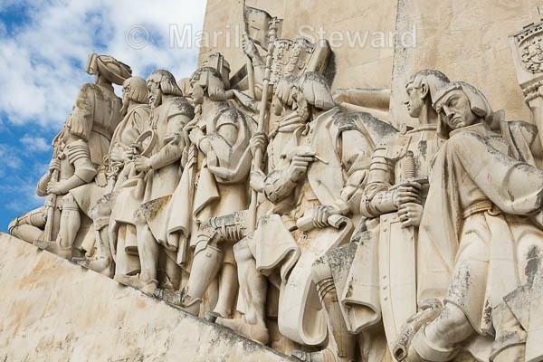 Lisbon - Monument to the discoveries - Portugal and a hint of Spain