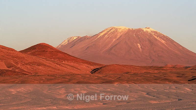 Lascar volcano at sunset, Chile - Chile