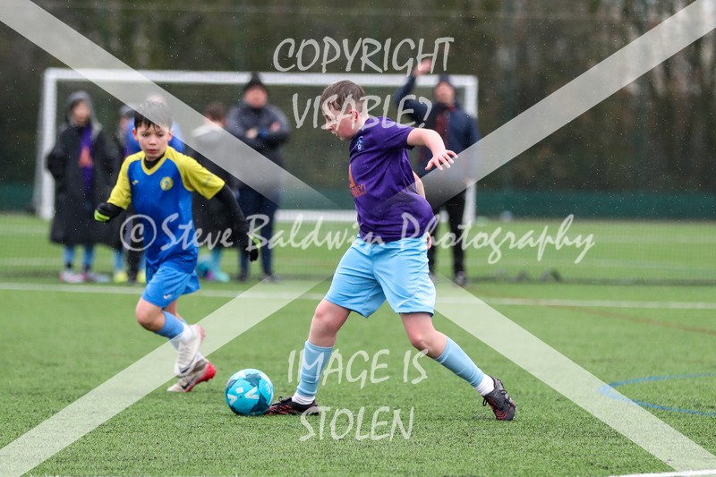 1DX20601 - 2026-02-15 FC Abbey Meads U13 Purple V Royal Wootton Bassett Town Youth U13 Yellow