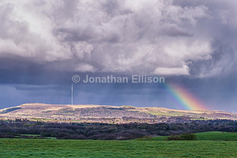 Winter Hill Rainbow - Rivington And Surrounding Areas