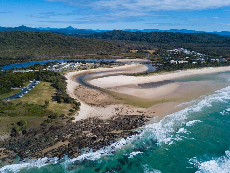 Hastings Point at low tide