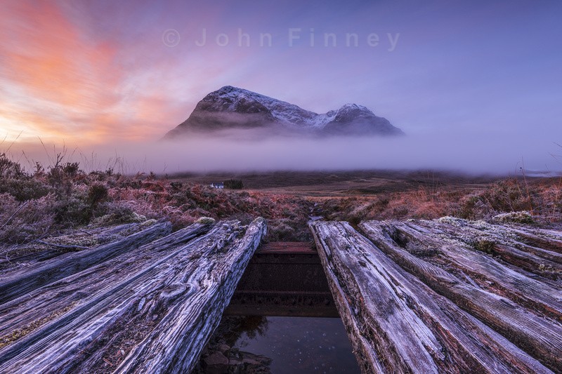 The Buachaille from a frosty bridge. - Scotland (New images).