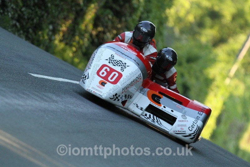 Dean Nicholls* / Paul Skinner Lumley Kawasaki / Certain Exhibitions Ltd - Friday Practice - Sidecars
