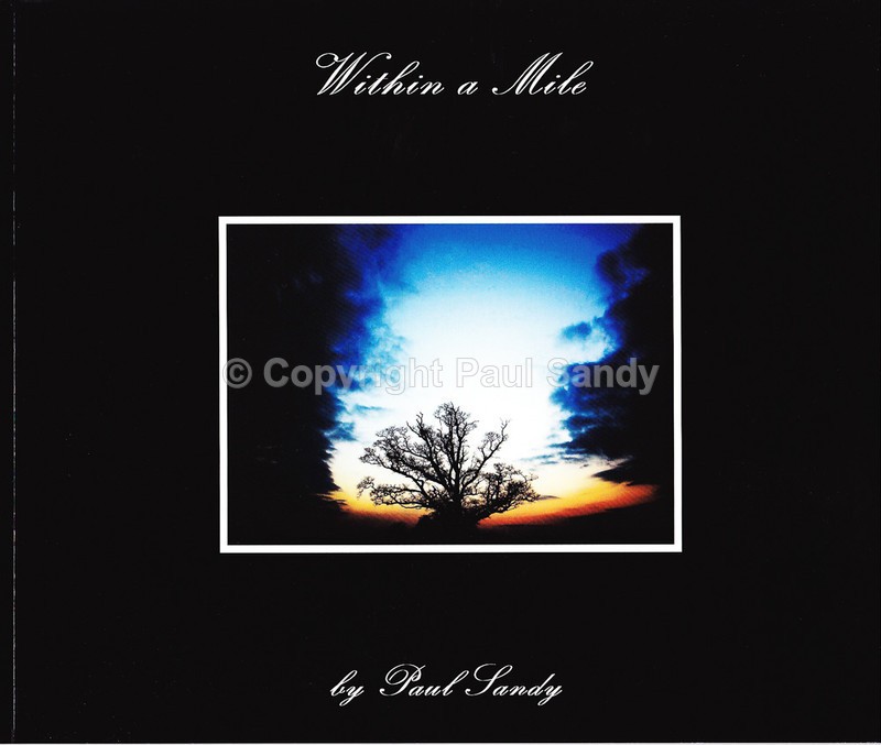 Cover of Within a Mile book by Paul Sandy. Green Lane Publishing. - Books