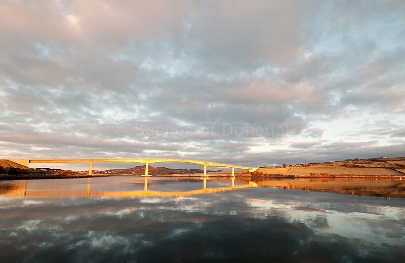 Bridge sunrise - Mulroy Bay & Bridge