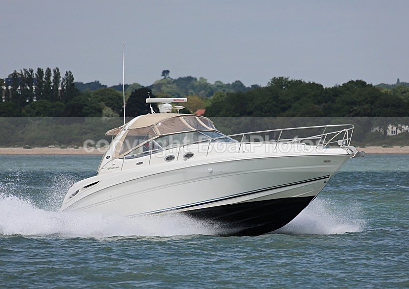 130609 MONKEE BUSINESS SEARAY SUNDANCER 395 WT7A2456 - Motorboats - Open
