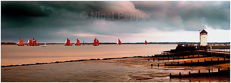 Preparing for Off (2) - Colne Barge and Smack Race