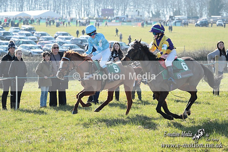 PR 010325 44 - Pony Racing from Beaufort Races Didmarton 01/03/25