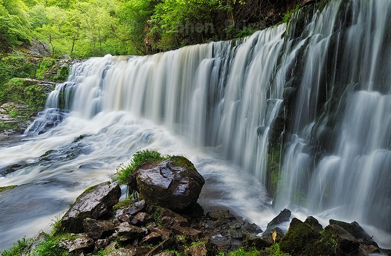Sgwd Clun Gwyn | Brecon Beacons Waterfall | Wales Photography