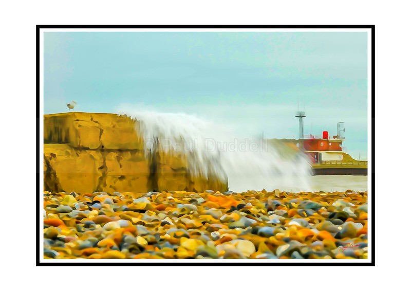 Seaside Serenity, Gorleston-On-Sea Paintings by Paul Duddell, Whispers & Strokes - Artist, Painter, and Photographer