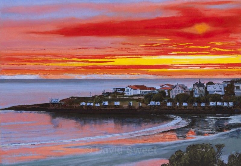 Pontaillac Sunset - Paintings
