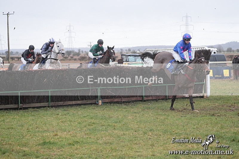 PtP 260125 544 - Cocklebarrow Point-to-Point racing with the Heythrop Hunt 26/01/25