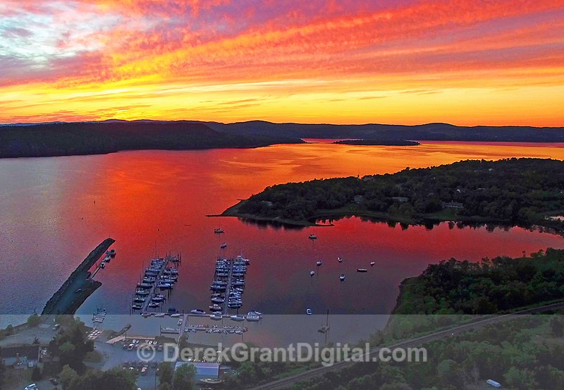 Rothesay New Brunswick Canada RYC Sunset - Sunset/Moonrise