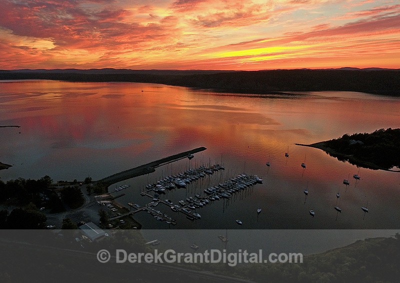 RYC Kennebecasis Bay Rothesay New Brunswick Canada Sunset - Sunset/Moonrise