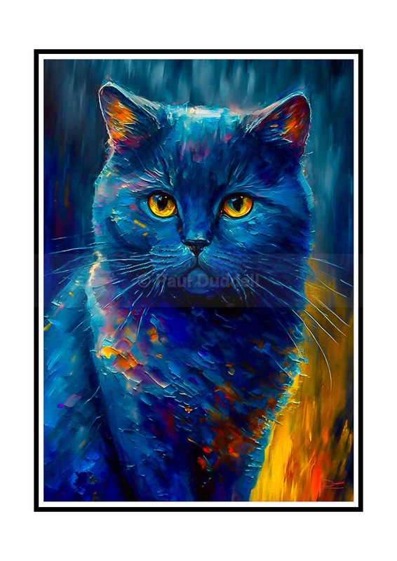 Pulses with Emotion, Cats & Dogs Oil Paintings by Paul Duddell, Whispers & Strokes - Artist, Painter, and Photographer