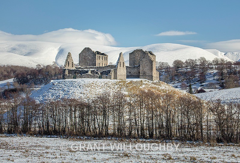 Ruthven Barracks winter 5x7 - Horizontal