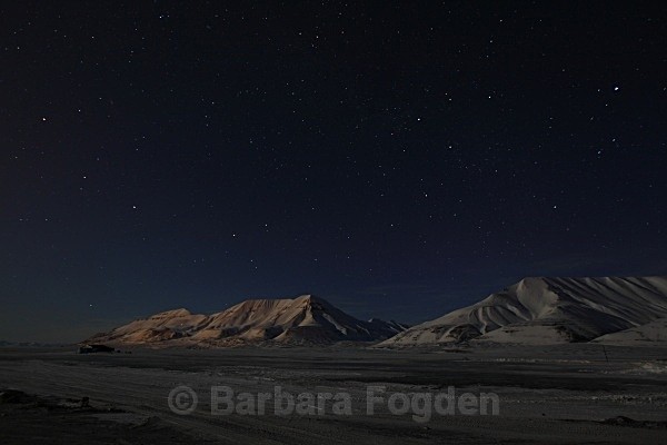 Adventdalen 9453 - Polar night