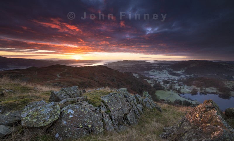 Loughrigg sunrise - Lake District & Cumbria