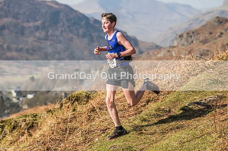 Elterwater-360 - Kendal Winter League Elterwater Under 15/17 Fell Races Sunday 9th March 2025