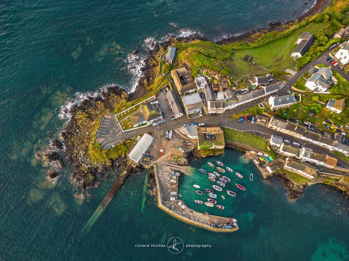 Coverack dawn - FROM ABOVE