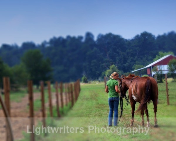 Haleys Horse_028 - Haley and Pilgrim