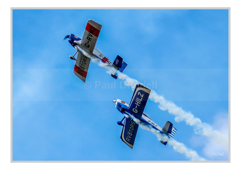 Precision in Flight Air Show Aeroplanes Fine Art Print by Paul Duddell-Whispers & Strokes