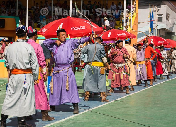 Arrow leaves bow - Mongolia