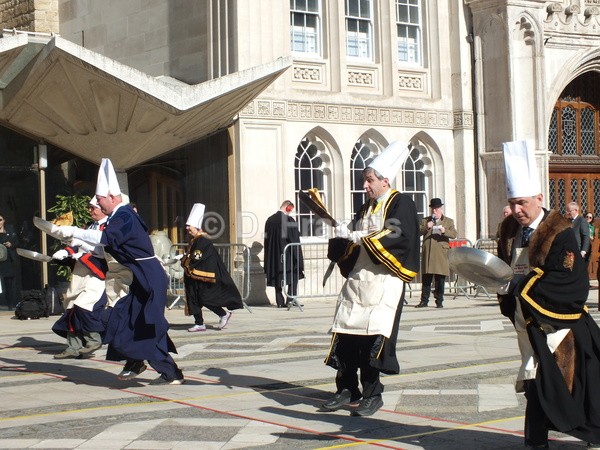 Safely Back In The Pan - Pancake Day Races, Guildhall, 2025