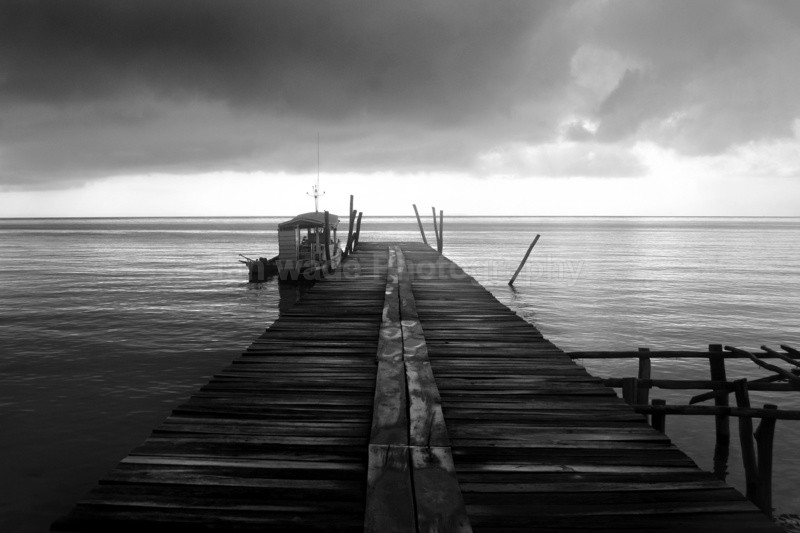 Jetty at dusk on Koh Rong - Cambodia - People, Places and Wildlife
