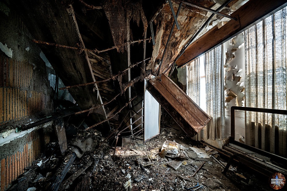 After Collapse | Abandoned Monongahela Bank, Brownsville, PA - Brownsville, PA