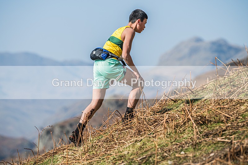Elterwater-243 - Kendal Winter League Elterwater Under 15/17 Fell Races Sunday 9th March 2025