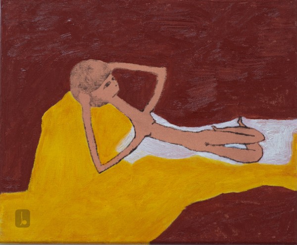 Woman on yellow blanket, 2025 - 2026 - departures and returns