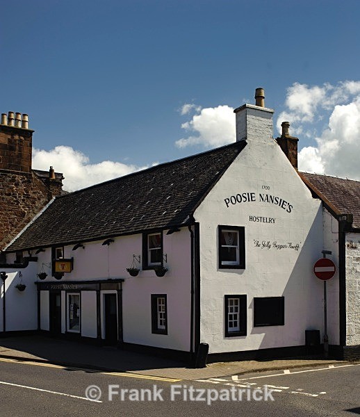 Poosie Nancy's tavern, Mauchline, Ayrshire. - Robert Burns
