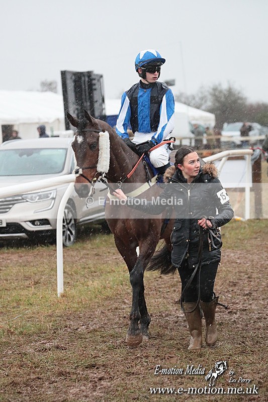PtP 260125 1043 - Cocklebarrow Point-to-Point racing with the Heythrop Hunt 26/01/25