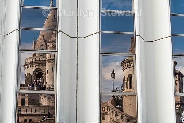 Fisherman's Bastion reflections. - Capitals of Eastern Europe